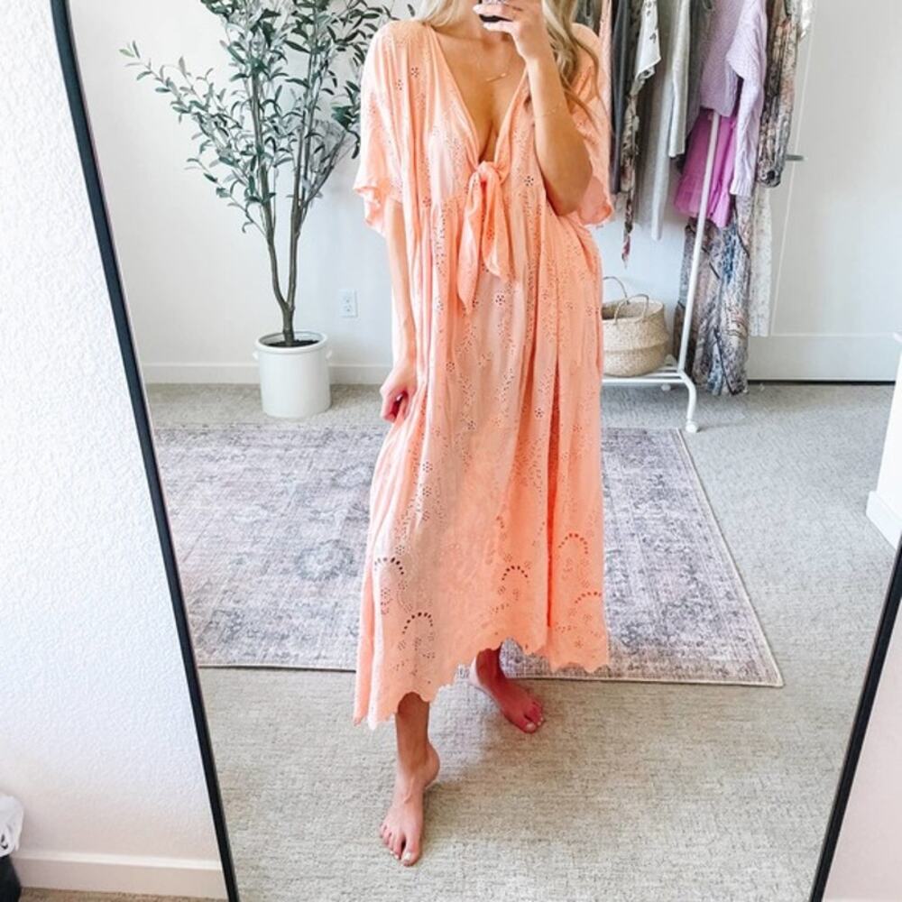 Young Fabulous & Broke Eyelet Kaftan
